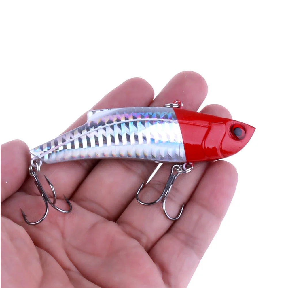 Señuelo de Pesca que se hunde, 1 unidad, 28g, 9cm, VIB, vibración, sonajero, anzuelo, Crankbait, Wobblers