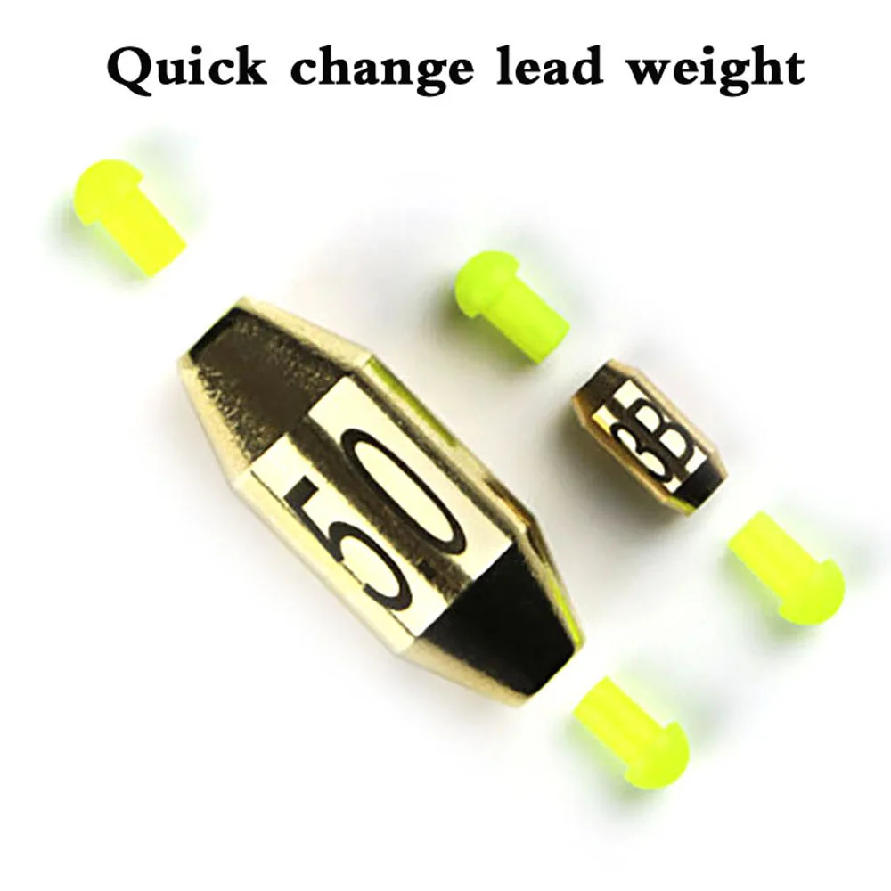 Plomo de pesca de balsa de cobre, 15/20 piezas, entrada rápida de agua 0,5-3,0 # Peso Japón Rock Sea Fishing señuelo accesorios reemplazo rápido - imagen 4