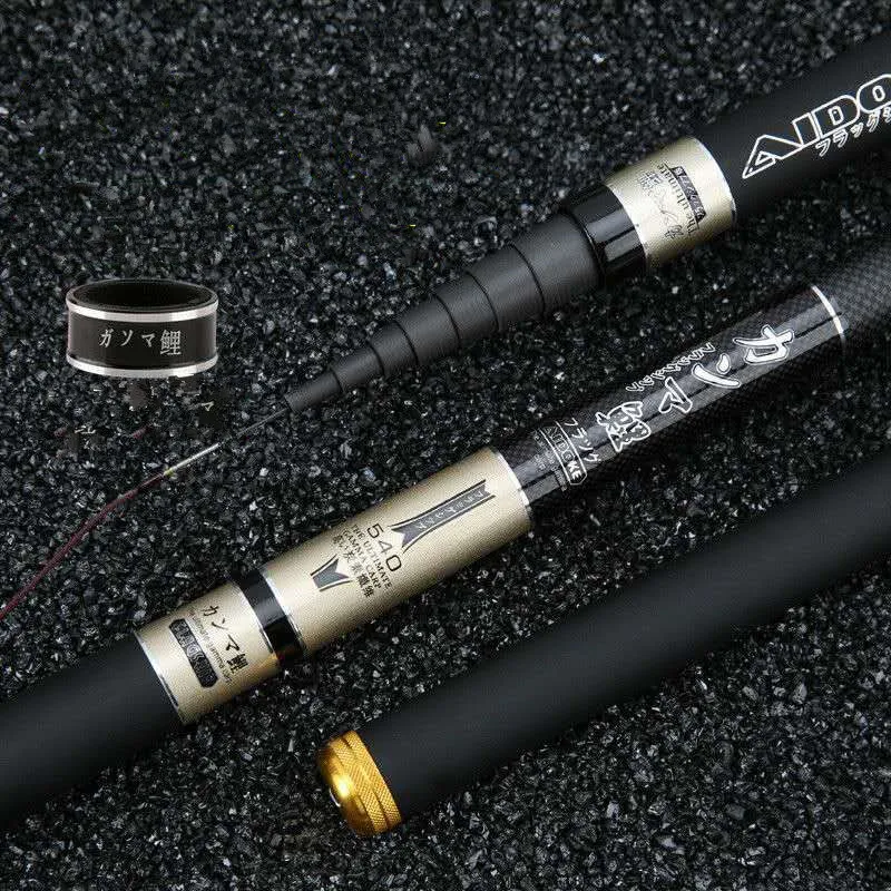 Super Light Hard Carbon Fiber Hand Fishing Pole, Telescopic Fishing Rods, Stream Rod Feeder, 3.6m, 4.5m, 5.4m, 6.3m, 7.2m,