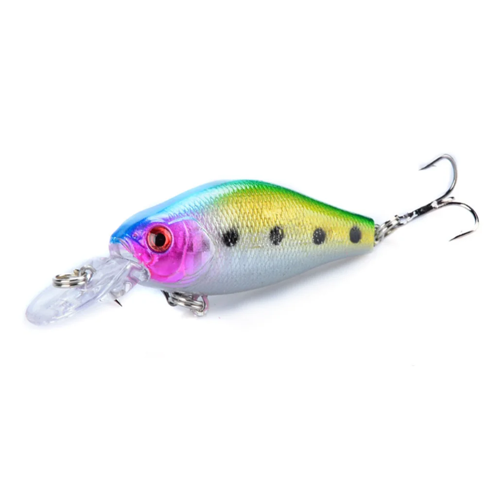 Señuelos duros de Pesca Minnow, cebo Artificial de plástico Wobbler, aparejos flotantes para carpa y lubina, 7cm, 8g, 1 ud. - imagen 4