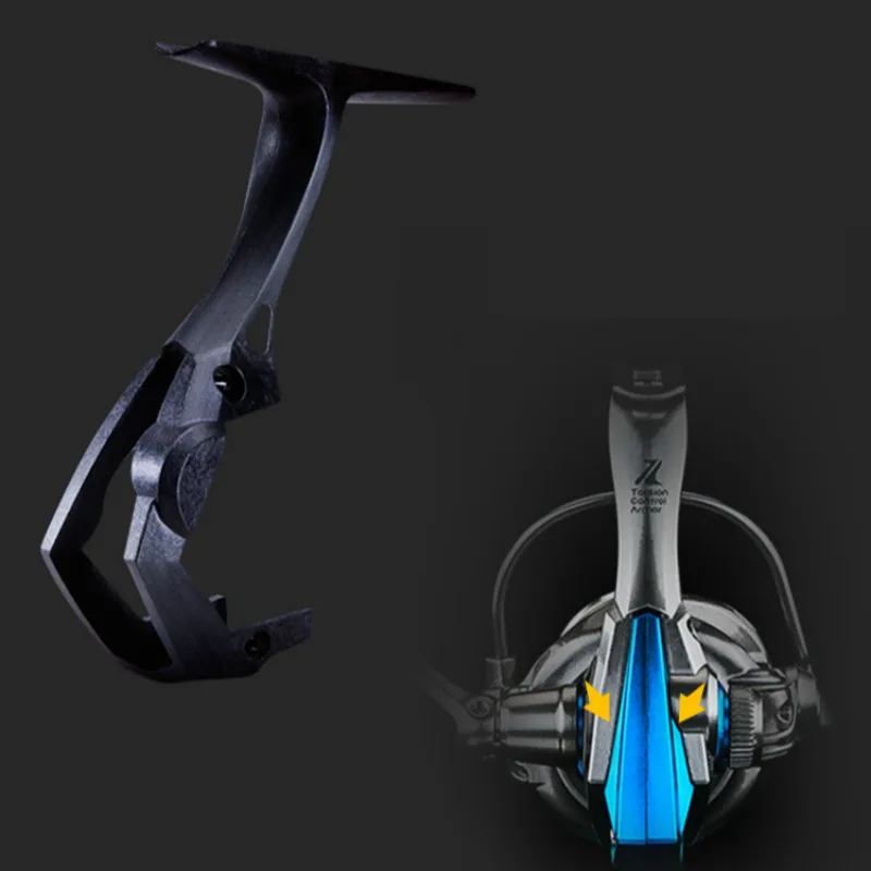 Carrete De Pesca giratorio 1000s-5000s, arrastre máximo De 12kg, relación De transmisión 5,0: 1, bobina De Pesca De agua dulce y salada, rueda De arrastre De Pesca - imagen 4