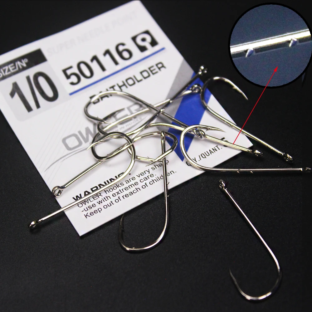 Ganchos de pesca de acero, anzuelos de púas de gusano suave, carpa, Color blanco, 10 unids/lote, 1/0 #-14 #