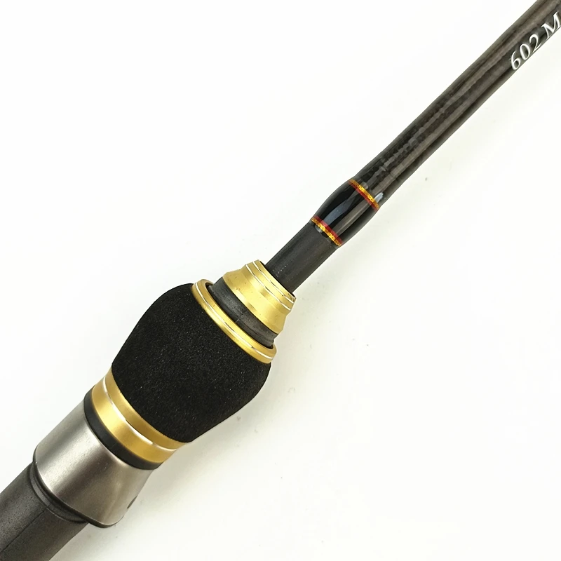 Caña de pescar de carbono para pesca lenta, 1,68 M, 5,5 pies, ML, acción rápida, lanzamiento fuera de tierra, agua salada, barco giratorio, grouper - imagen 5