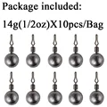 10pcs 14g sinkers