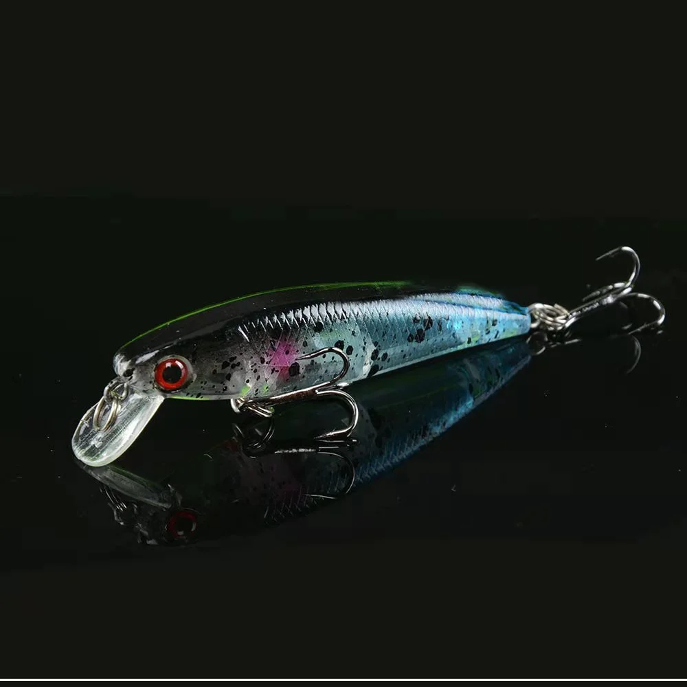 1 Uds 6,5 cm 4,5g Minnow señuelo de Pesca lubina carpa Artificial cebo duro 3D Wobbler ojos japoneses de alta calidad Pesca aparejos de Pesca - imagen 4