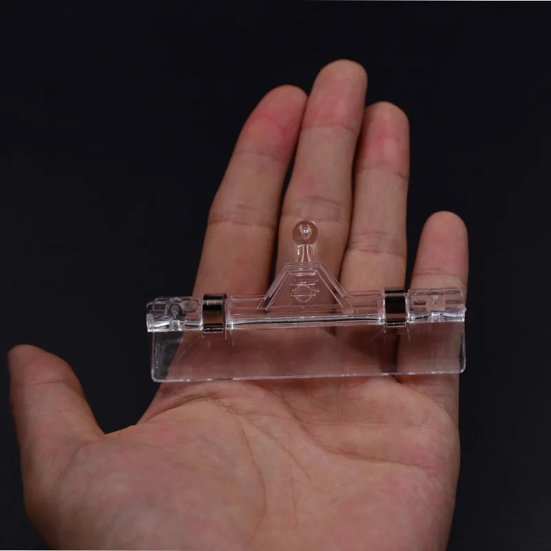 Herramienta de atado de moscas de plástico, Clip de plumas de 80mm, 4 piezas, CDC - imagen 5