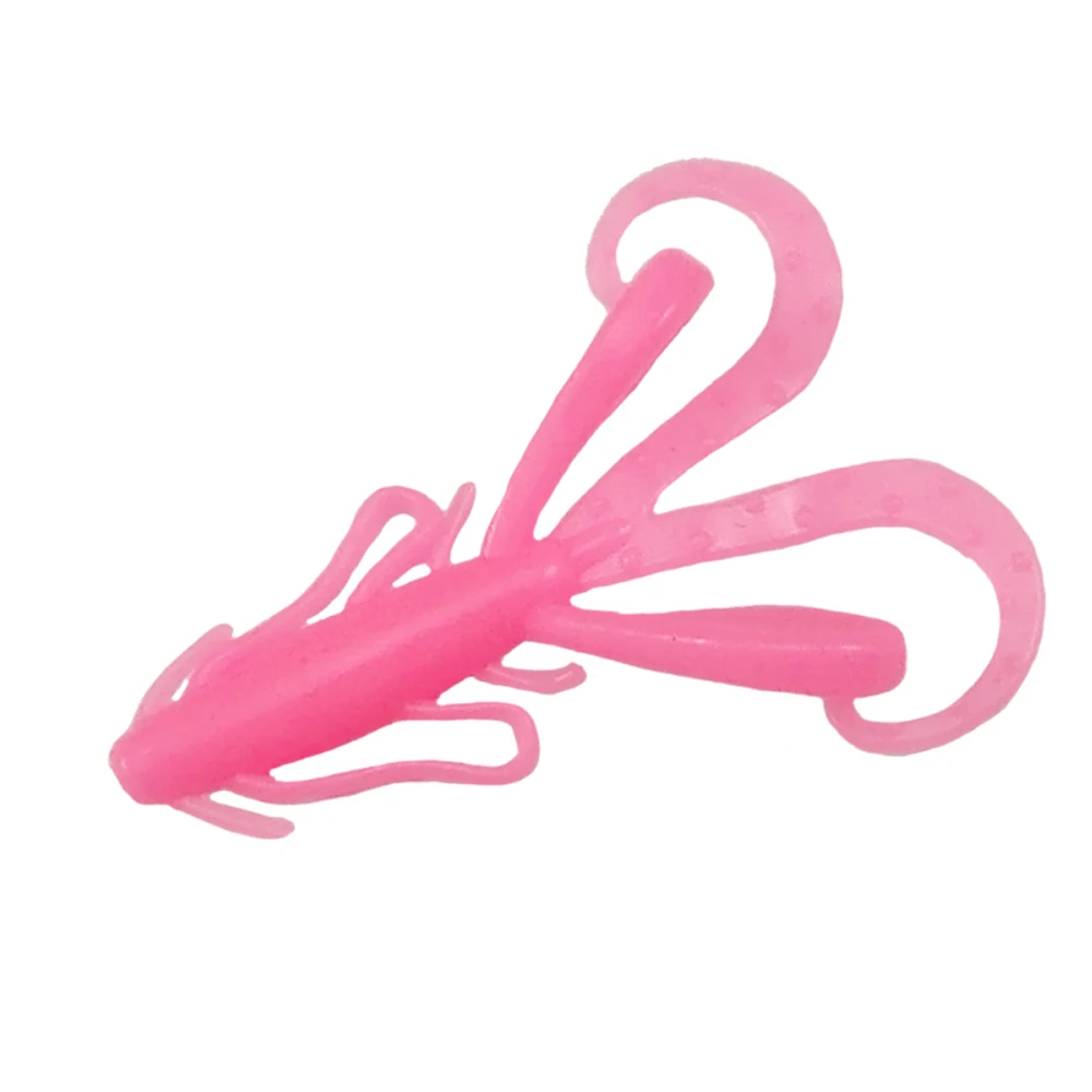 ESFISHING-Señuelos tipo Gamba Hogy Hog, 48mm, 10 Uds., para Pesca en hielo, Zander, Lucio, trucha, Pesca, cebo de Pesca Artificial suave, el mejor olor - imagen 5