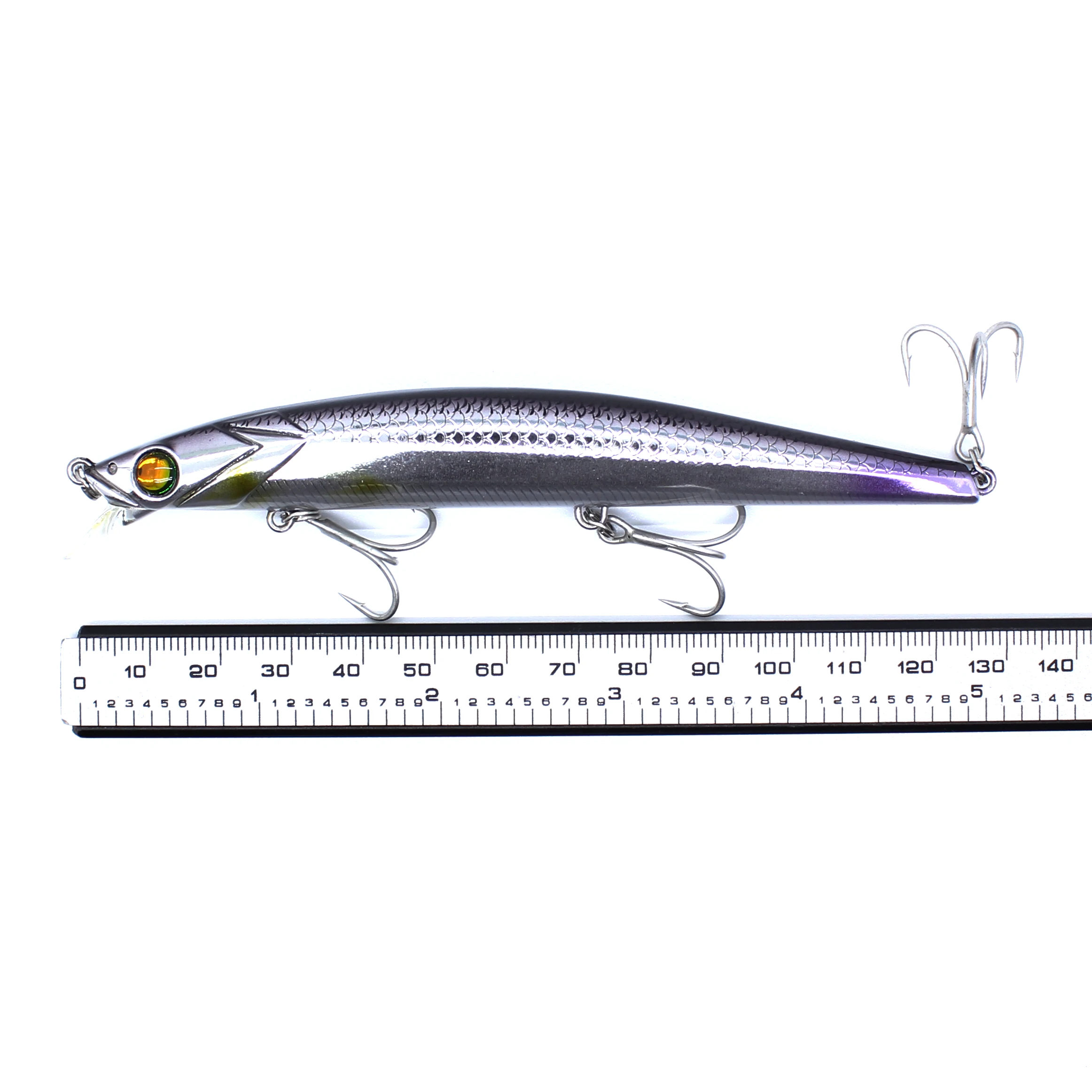 AOCLU-señuelo de pesca Jerkbait Wobbler, cebo duro que se hunde, 125mm, 16,4g, 0,3-1,3 m, imán de transferencia de peso, acción de natación vívida - imagen 5