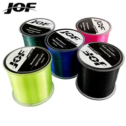 JOF-sedal de pesca Invisible de 500m, hilo de nailon monofilamento para carpa, 2-13kg