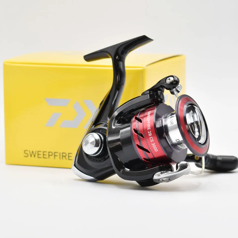 Bobina DAIWA SWEEPFIRE CS, carrete de pesca giratorio 1500-5000, ABS, metálico, resistente, engranaje de potencia de 2-8kg - imagen 5