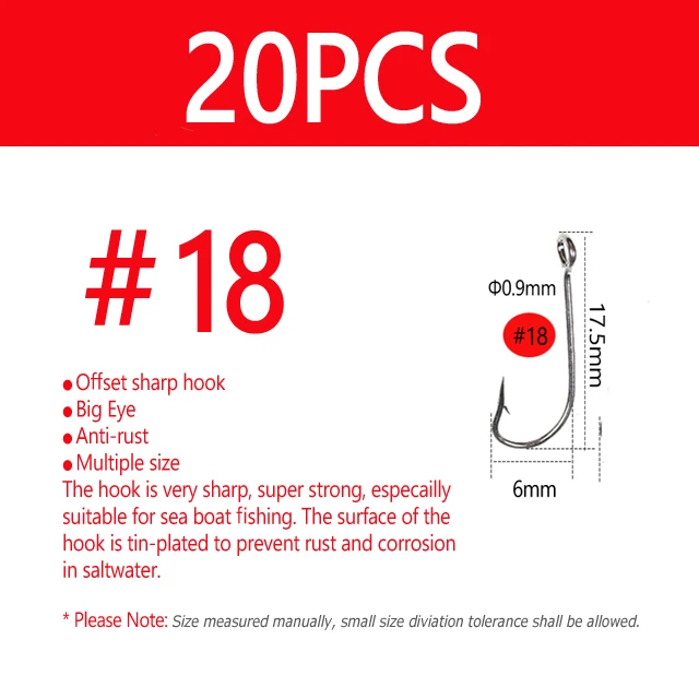 20pcs  Size 18