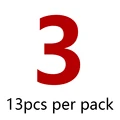 3  13pcs per pack