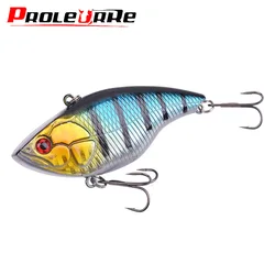 Señuelo de pesca VIB que se hunde por vibración, 7,2 cm, 18g, Crankbait sin labios, cebo duro Artificial, todas las profundidades, Lucio de invierno, aparejos de invierno, 1 ud.