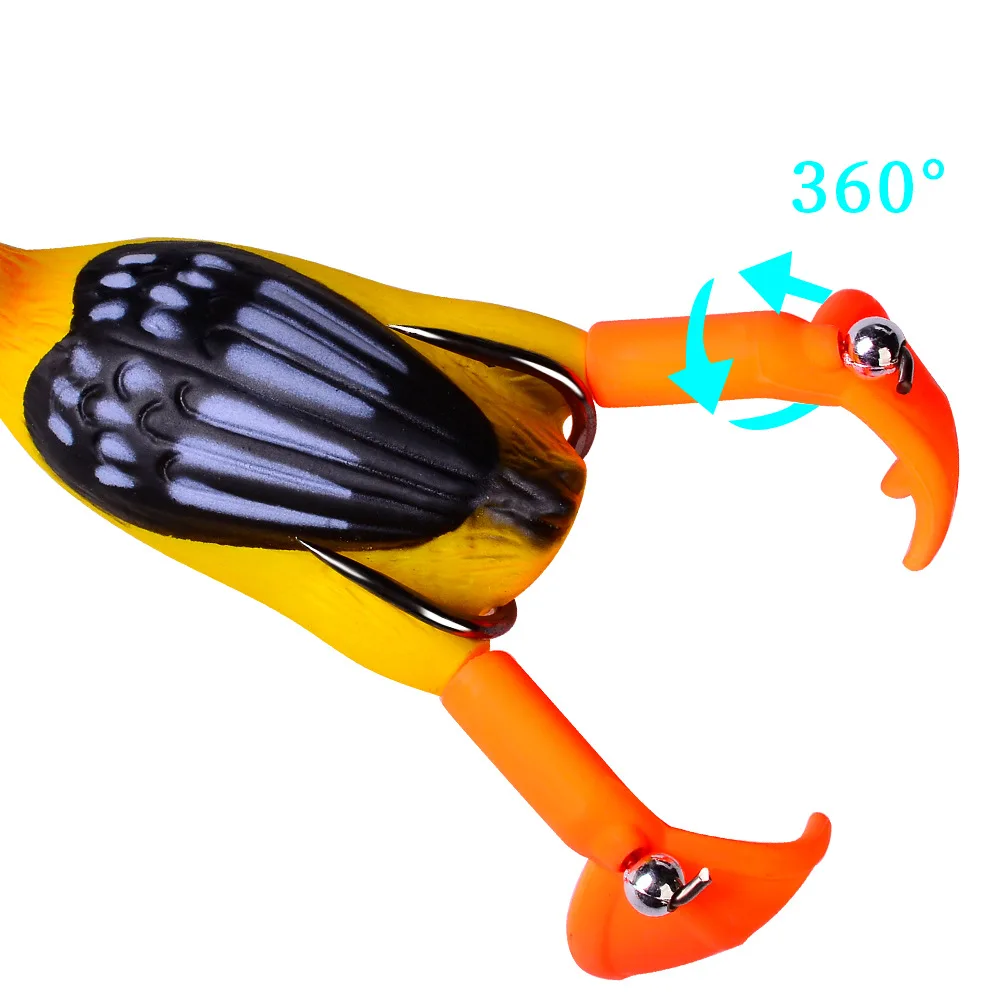 Señuelo giratorio Topwater para pesca, cebo Artificial suave de 9cm, 11,5g, 1 unidad - imagen 4