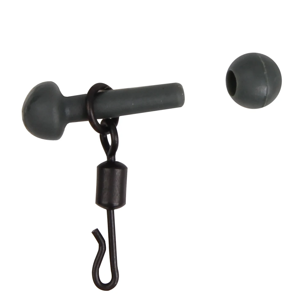 Aparejos de pesca de carpa con eslabones giratorios de cambio rápido, equipo de liberación de cuentas Chod, cuentas Heli Chod, 20 piezas - imagen 4