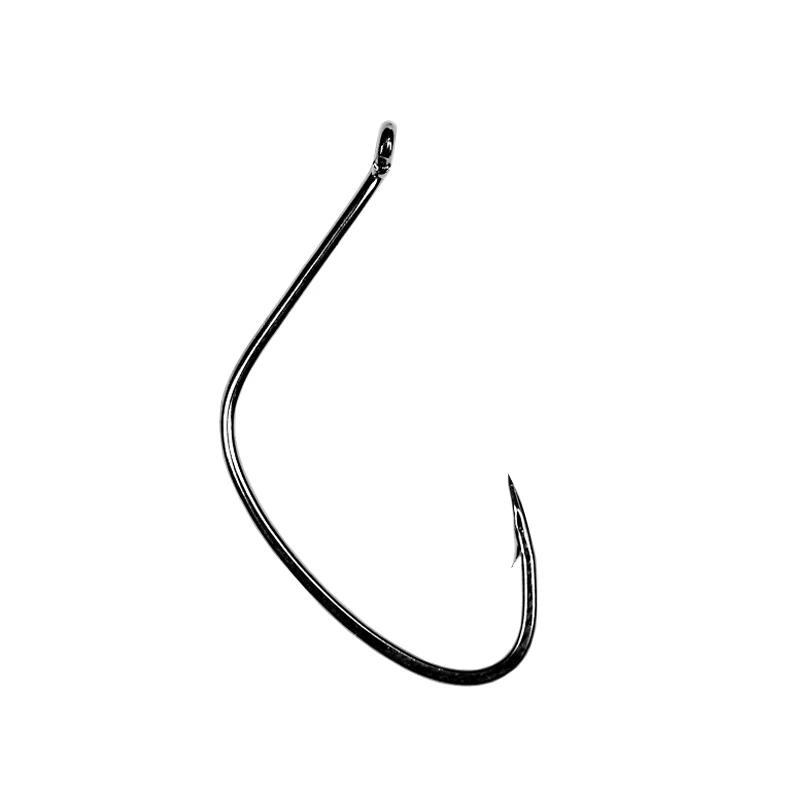 Anzuelos de pesca compensados # 4 # 3 # 2 # 1 # 1/0 # 2/0 # 3/0 Wacky Rig Drop Shot Hook manivela gusano anzuelo lubina aparejos de pesca - imagen 3