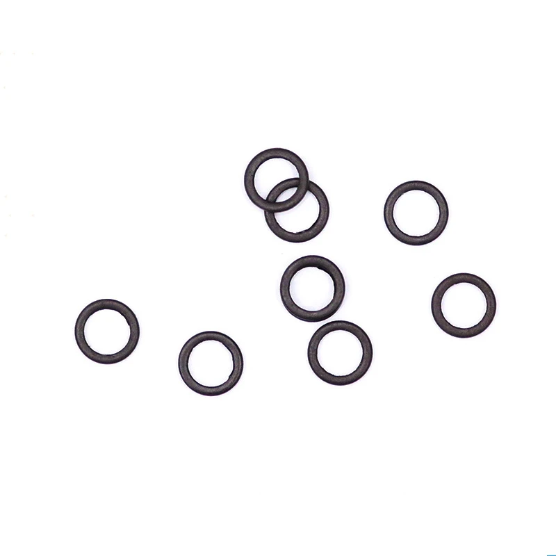 Anillo redondo de acero inoxidable para carpa negra, conector de señuelo falso de cambio rápido, accesorios de aparejos de pesca, 1000 Uds. - imagen 3