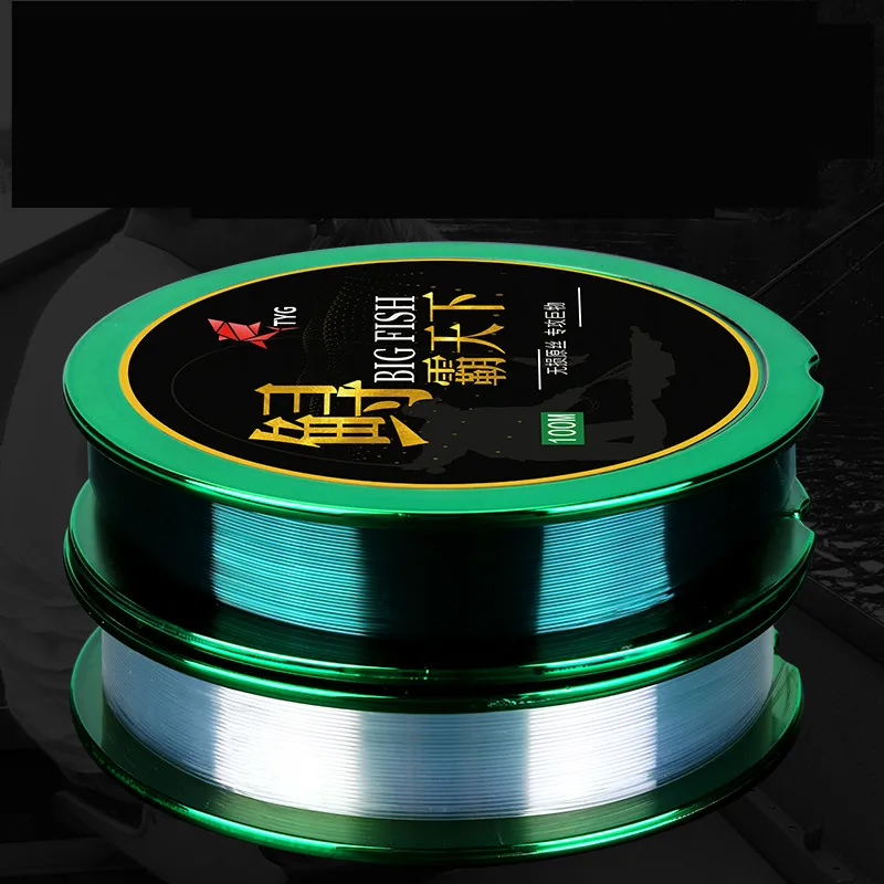 Línea de nailon de 100m para Pesca, sedal de fluorocarbono para Pesca de aparejo, superfuerte, para hundir en el Mar, Accesorios de Mar, 4-20 # - imagen 3