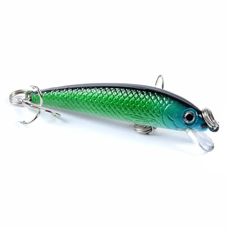 Señuelos de Pesca duros Minnow de 57mm y 3,5g, isca Wobblers flotantes, cebo Artificial, Crankbait, Lucio, aparejos de pesca, 1 ud.