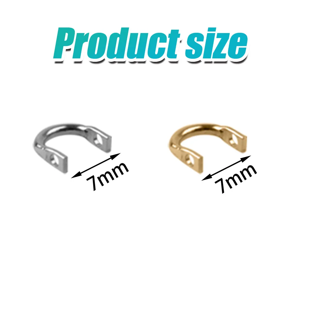 300 Uds. De horquilla de pesca, Spinner giratorio fácil, cuchillas de cuchara de pesca con horquilla de latón, Spinnerbait plateado/dorado, accesorios de Señuelos de Pesca - imagen 2