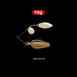 Spinnerbait EliteLure CF-S con falda – Para lubina, trucha y lucio