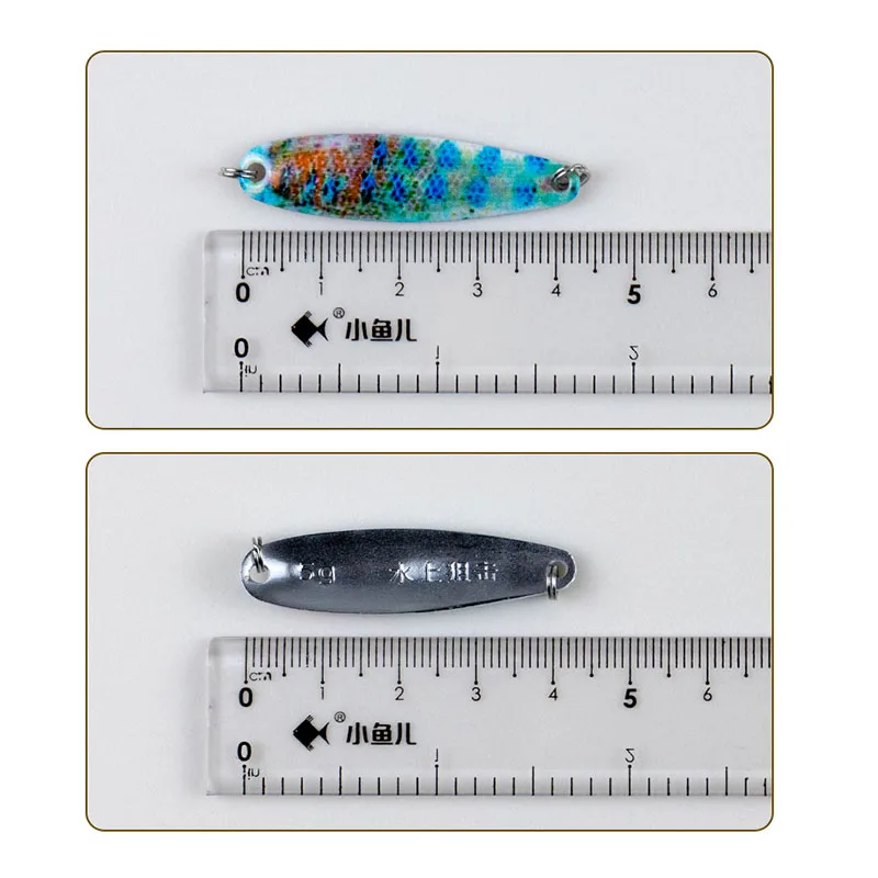 Señuelo de pesca con cuchara de agua para francotirador, cebo giratorio ligero de Metal, para trucha, perca, lubina, 5g, 3,5g, 2,5g - imagen 4