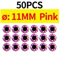 50pcs 11MM Pink