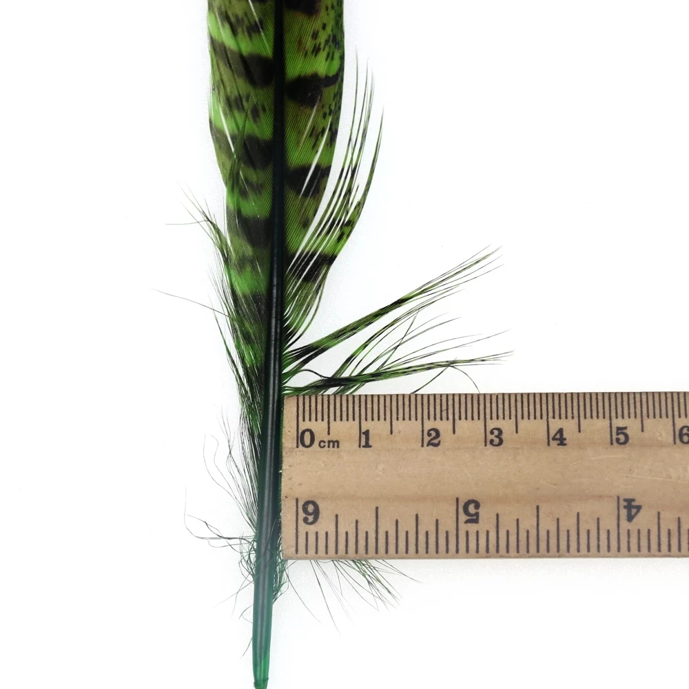 WIFREO-Anillo de 5 piezas para el cuello, pluma de cola de faisán para atar moscas, ninfas, plumas naturales para moscas húmedas, Material de señuelos para atar moscas - imagen 3