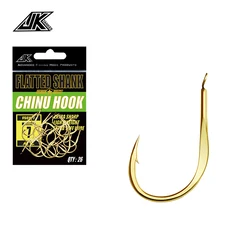 Iseama anzuelos planos dorados extra afilados – Pesca deportiva