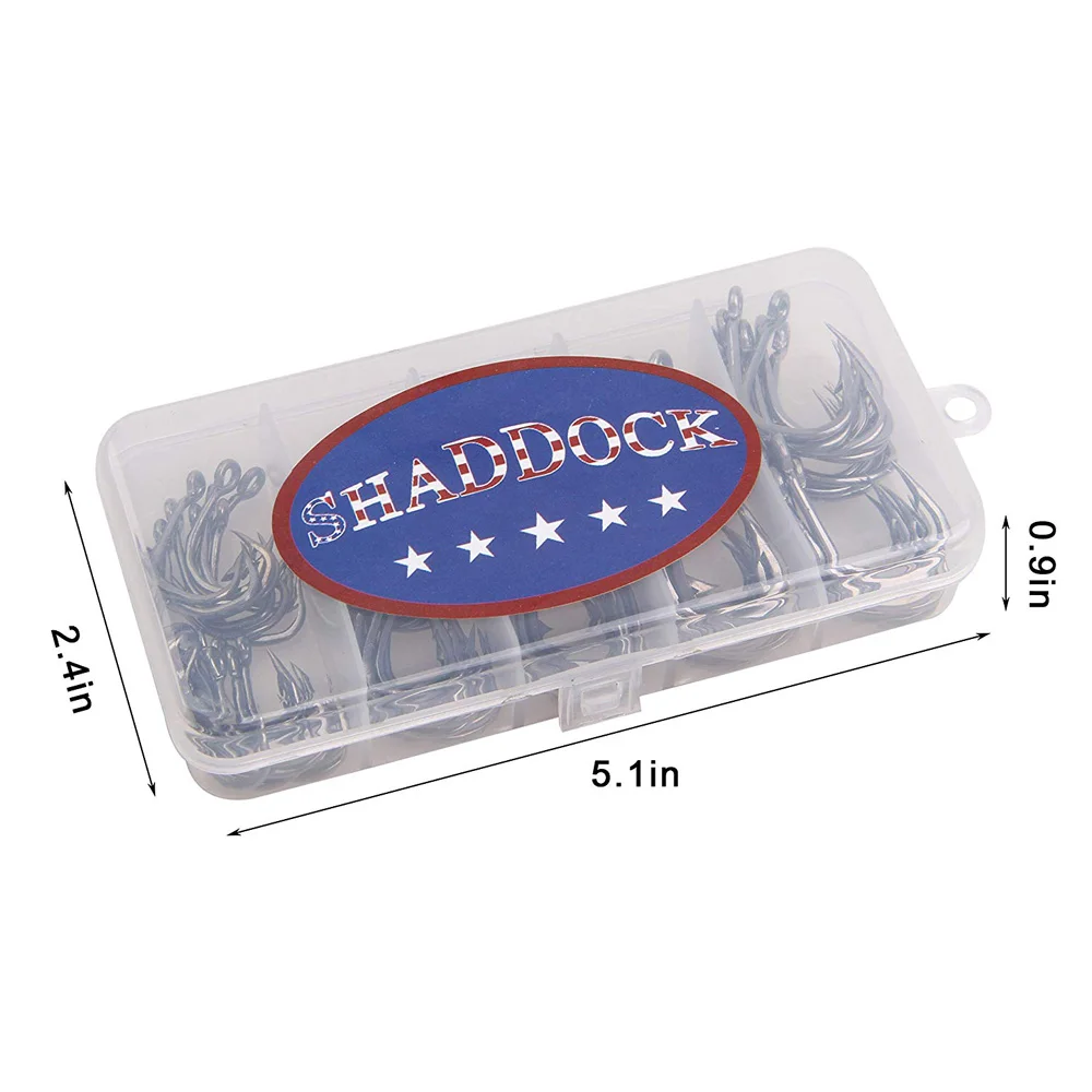 Anzuelo de cebo vivo 100, anzuelos circulares de acero inoxidable, fuerte, afilado, para pesca en agua salada, 10827 unids/lote por caja - imagen 5