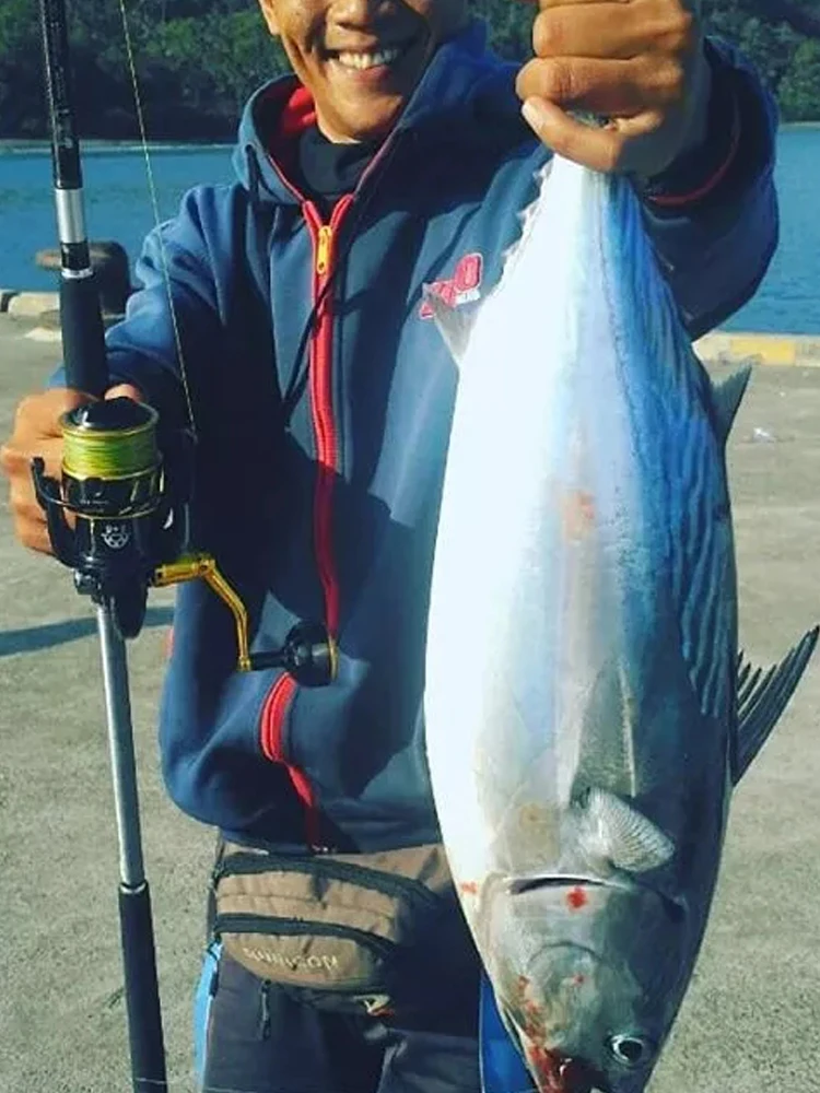 Carrete de pesca Lurekiller Jigging, carretes de pesca giratorios de agua salada, carrete giratorio 10B, carrete de Metal de 35kg, potencia de arrastre, hecho en Japón - imagen 5