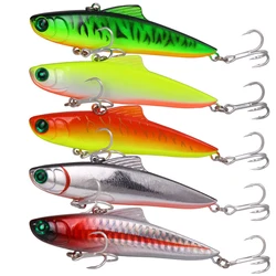 Señuelos de Pesca VIB de 8,5 cm y 21g, Wobblers de mimbre de fundición larga con láser, Crankbait duro de hielo para invierno, vibración, Pesca, Lucio, aparejos de carpa, 1 ud.