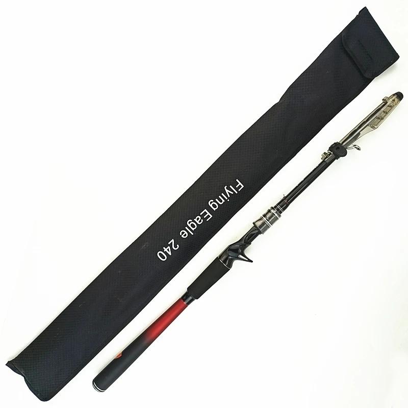 Caña de pescar multiusos portátil telescópica de carbono MH power de tercera generación 2,4/2,7/3/3,6 m caña de pescar de mar giratoria de acción rápida - imagen 2