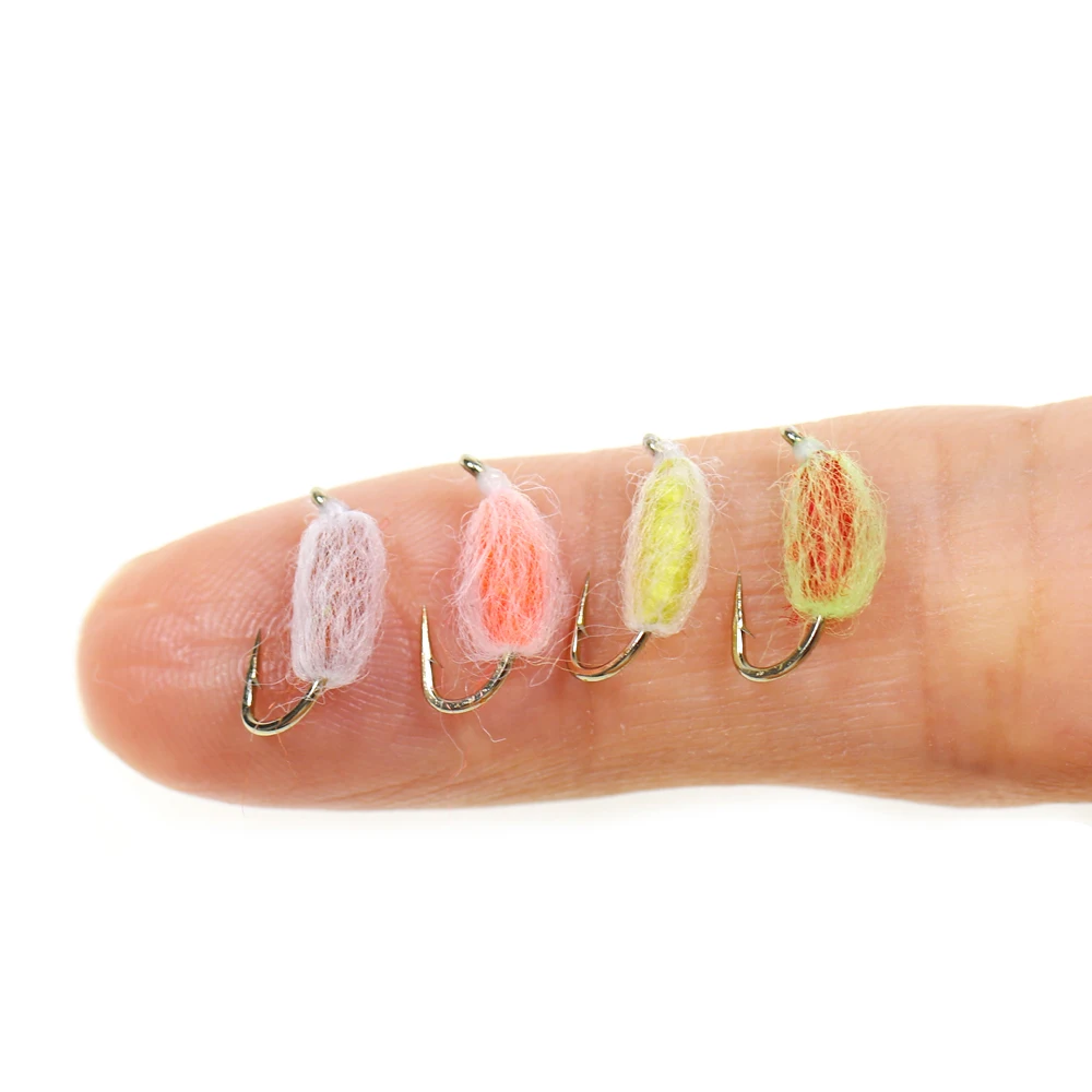 ICERIO-cebos de pesca con mosca, 8 unidades, #14