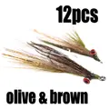 olive brown 12pcs