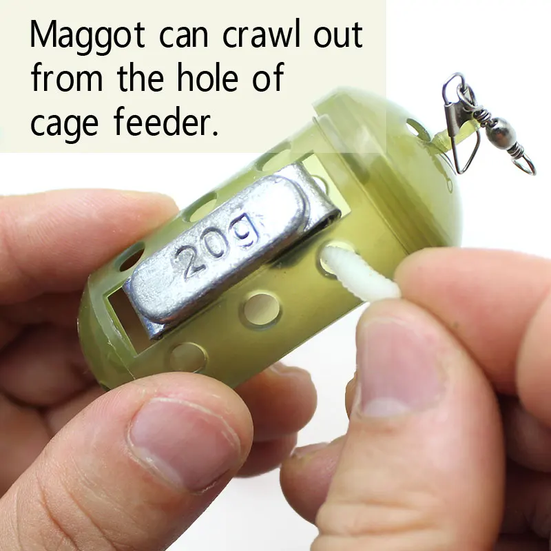 Método de alimentación para carpa, jaula redonda cuadrada para carpa, aparejo grueso para carpa - imagen 3