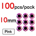 10mm Pink 100pcs