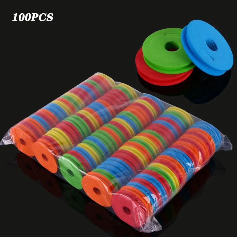 100 Uds. Tablero de bobinado de sedal, accesorios de aparejos de bobina, carrete principal de espuma, accesorios de pesca portátiles, suministros de herramientas - imagen 3