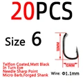 20pcs  Size 6