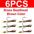 6pcsbrassbrown