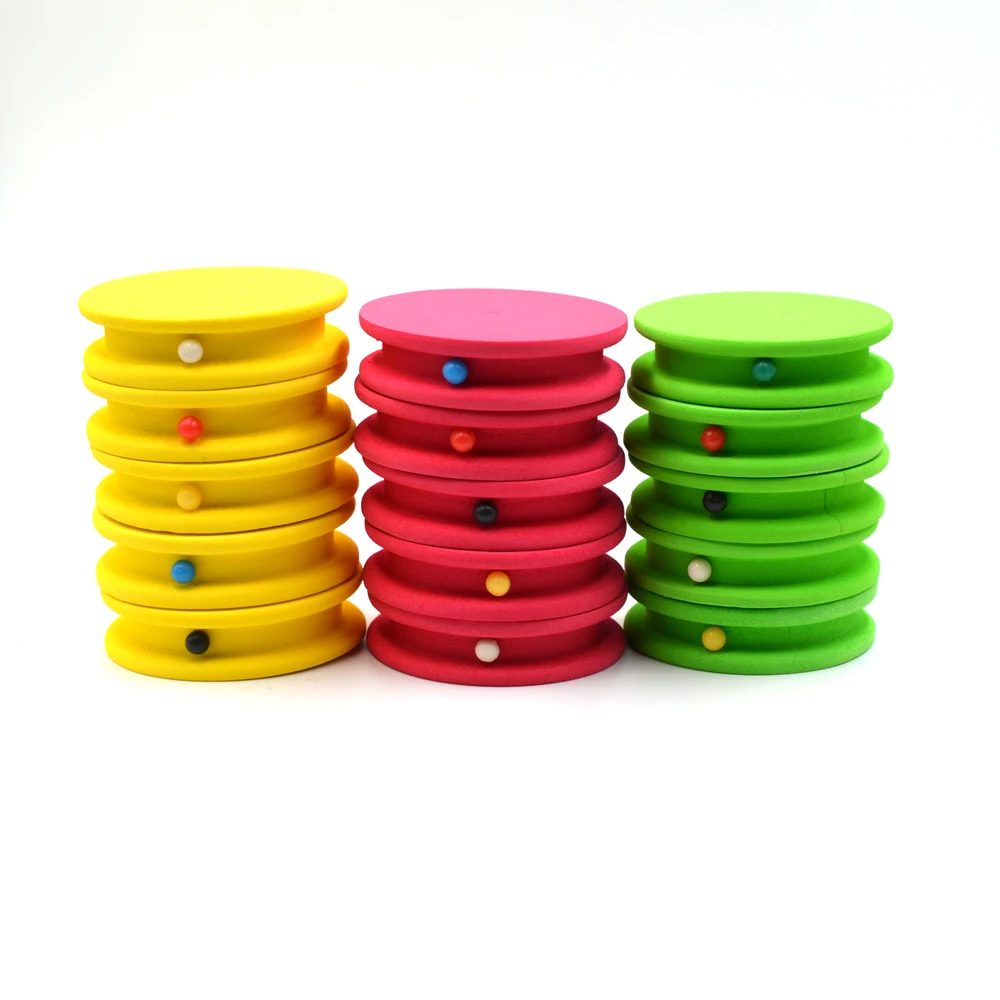 MNFT-plataforma de pesca de carpa, placas de bobinado Circular de hilo, carretes de línea de espuma de pesca de 64mm, placa de carrete de espuma de bobinado, 10 Uds. - imagen 3
