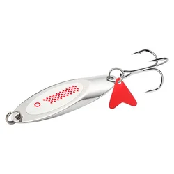 Señuelo VIB metálico para pesca con anzuelos triples