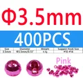 400PCS 3.5mm Pink