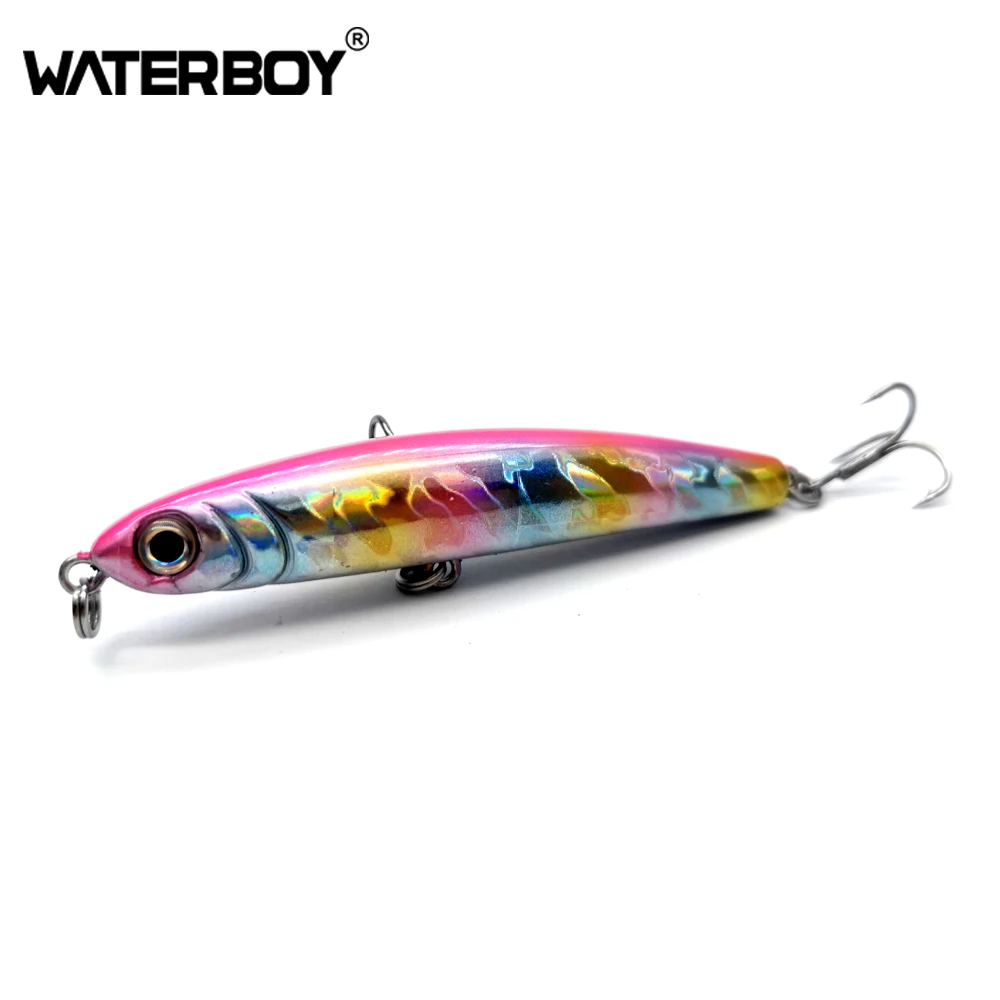 WATERBOY-señuelo de pesca Artificial, cebo de plástico duro, 8cm, 12g, 3,14 ", 0,42 oz - imagen 4