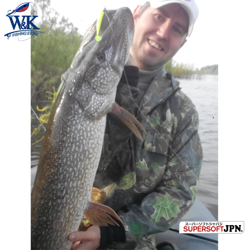 Super Swimbait de 4,5 pulgadas para Lucio, lubina, Zander, sábalo de pesca a 5 uds, cebo suave Texas RIG, columpio colorido - imagen 5