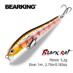 BEARKING-Señuelos de Pesca de peso mágico, aparejos de cebo Artificial de calidad profesional, 70mm, 5,2g