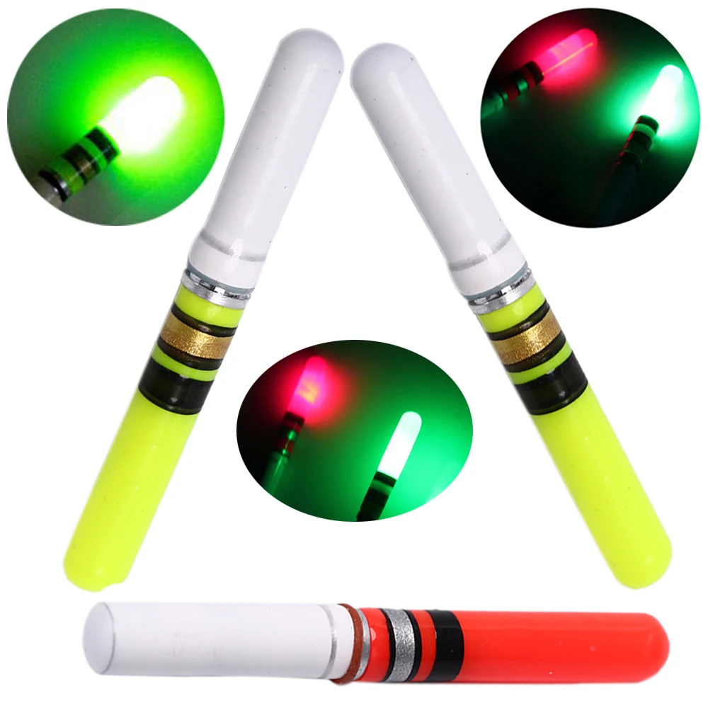 5 unids/lote LED flotador electrónico pesca nocturna flotador luminoso palo de luz para aparejos de flotador de pesca - imagen 4