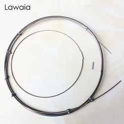 Lawaia-anillos de jaula de red de pesca, anillo de malla de acero inoxidable, procesamiento de redes modificadas, accesorios de equipo de pesca