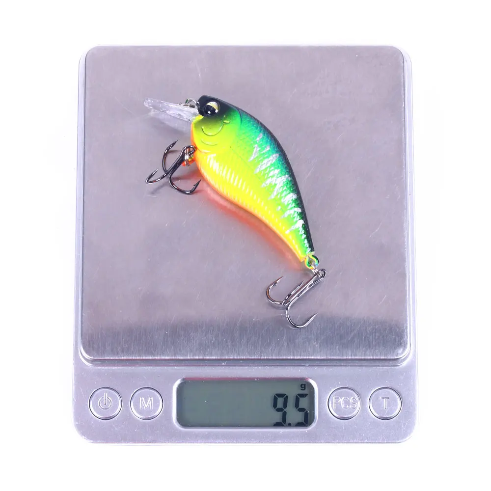 Hengjia 1 Uds 7cm 9,5g Bill cuadrado Crankbait Artificial Wobbler cebo de buceo poco profundo señuelo de pesca para lubina - imagen 5