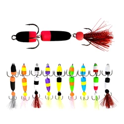 FISH KING Mandula gran oferta señuelo de Pesca señuelos blandos cebo de espuma Swimbait Wobbler Bass Pike señuelo insecto cebos artificiales Pesca